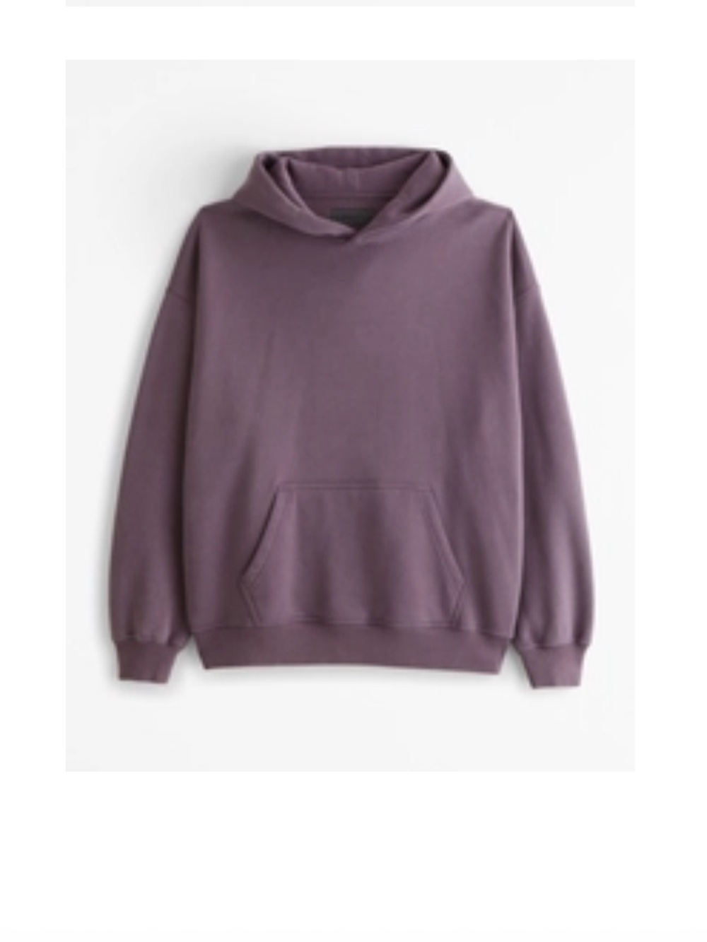 Abercrombie & Fitch Purple Essentials Hoodie Sweatshirt S